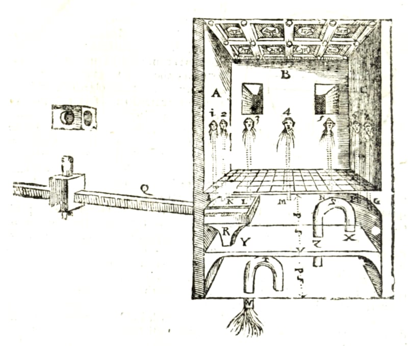 Design by Giovanni Battista Aleòtti for a room air conditioner, 1589