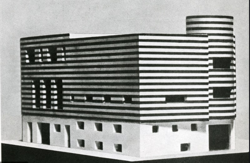 Adolf Loos, model of his villa design, 'A Small Variété for Josephine Baker', 1928