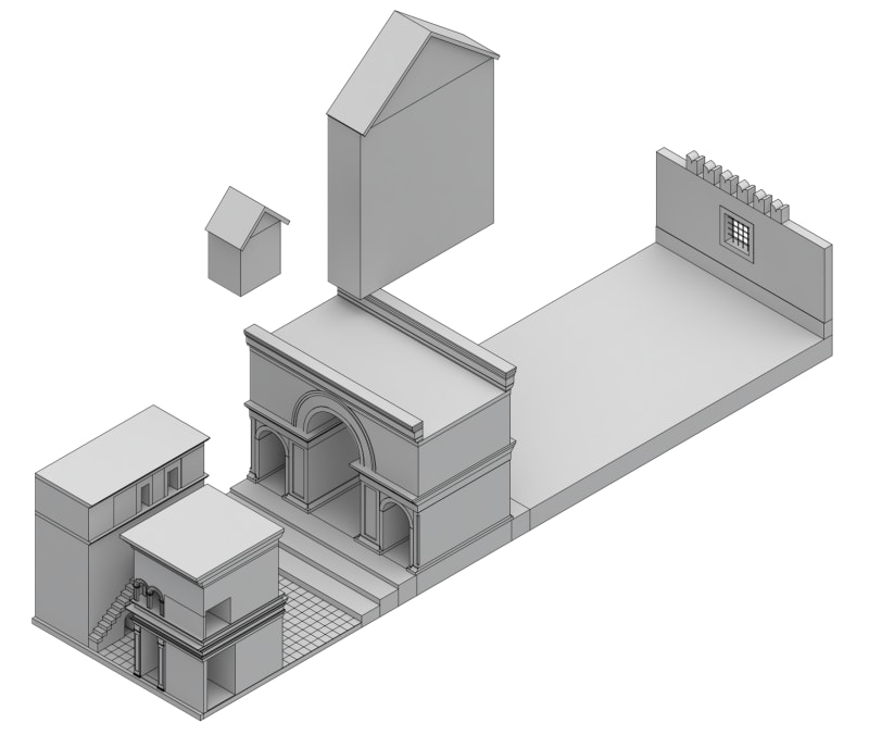 Digital model of Crivelli's 'Annunciation'