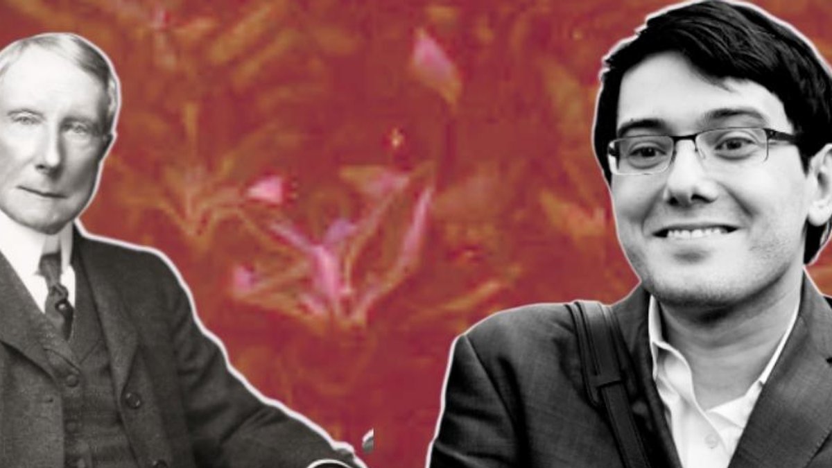 Rockefeller and Shkreli shared notorious reputations - notorious reputations