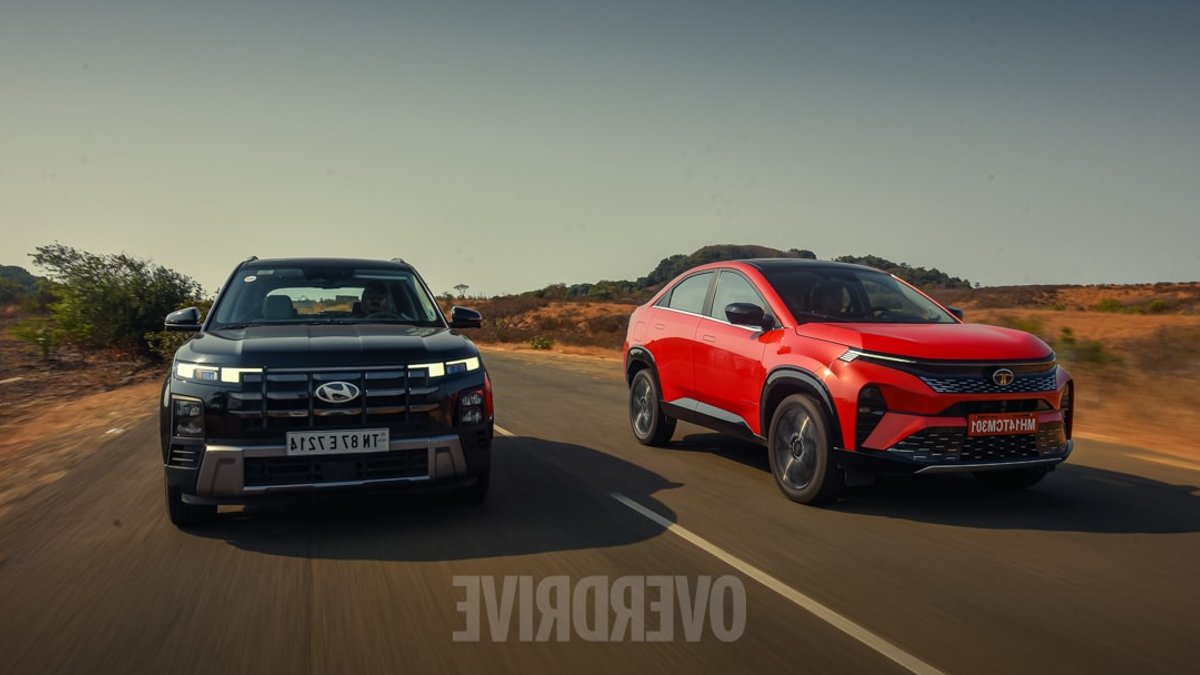 Tata Curvv takes on Hyundai Creta in test - suv comparison