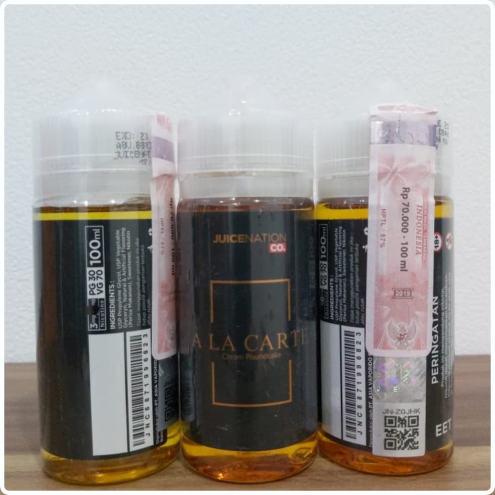 Jual Alacarte Hitam Ala Carte Cream Poundcake 3 Mili Freebase Kode 050