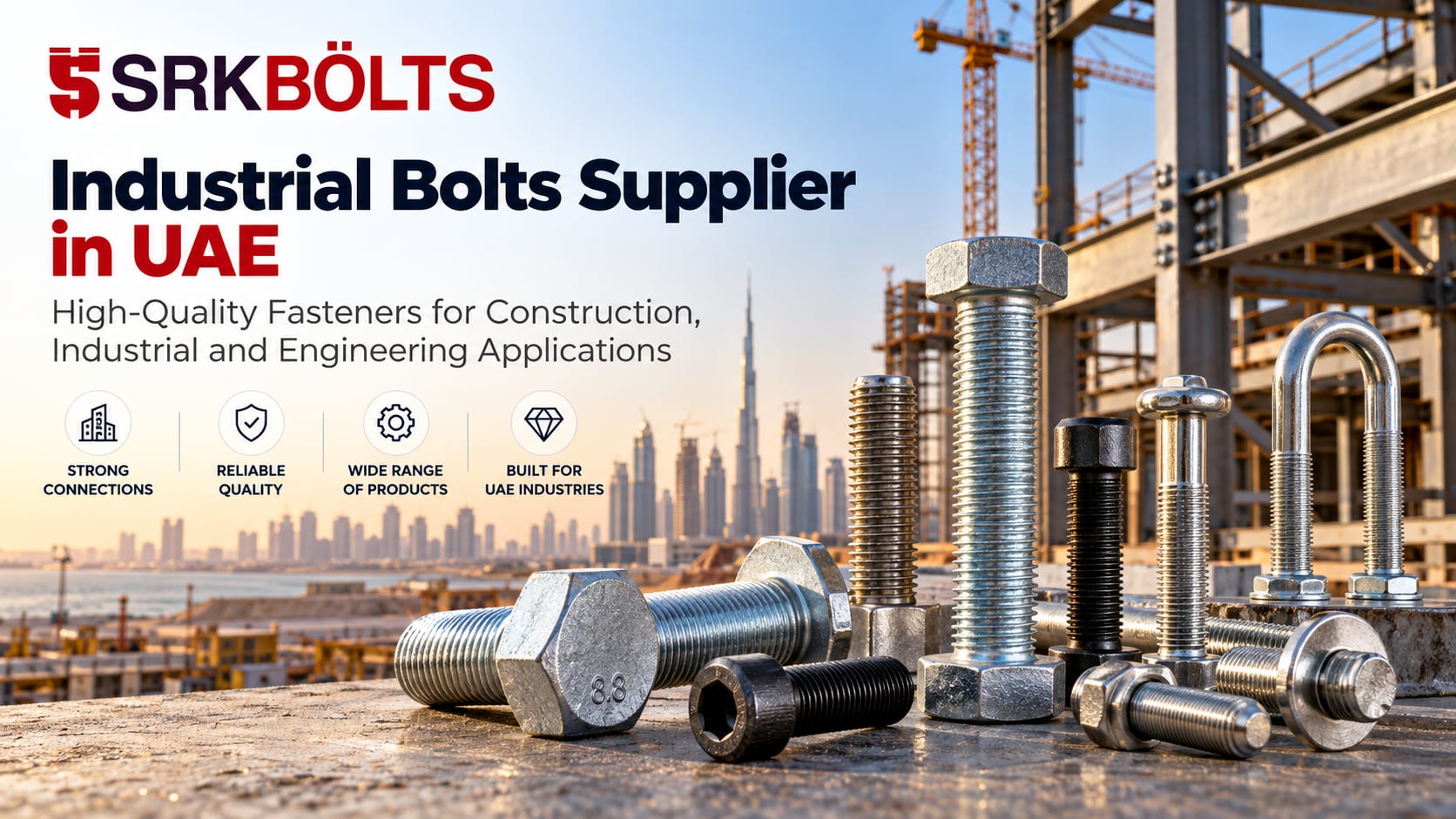 Built to Last: How to Choose the Best Industrial Bolts Supplier in UAE for Heavy-Duty Applications