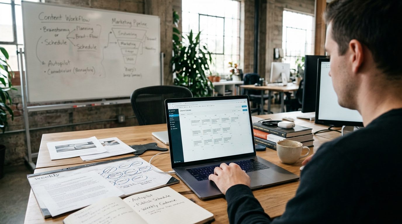 Overcoming the Ghost Town Blog with an Autopilot Publishing Schedule
