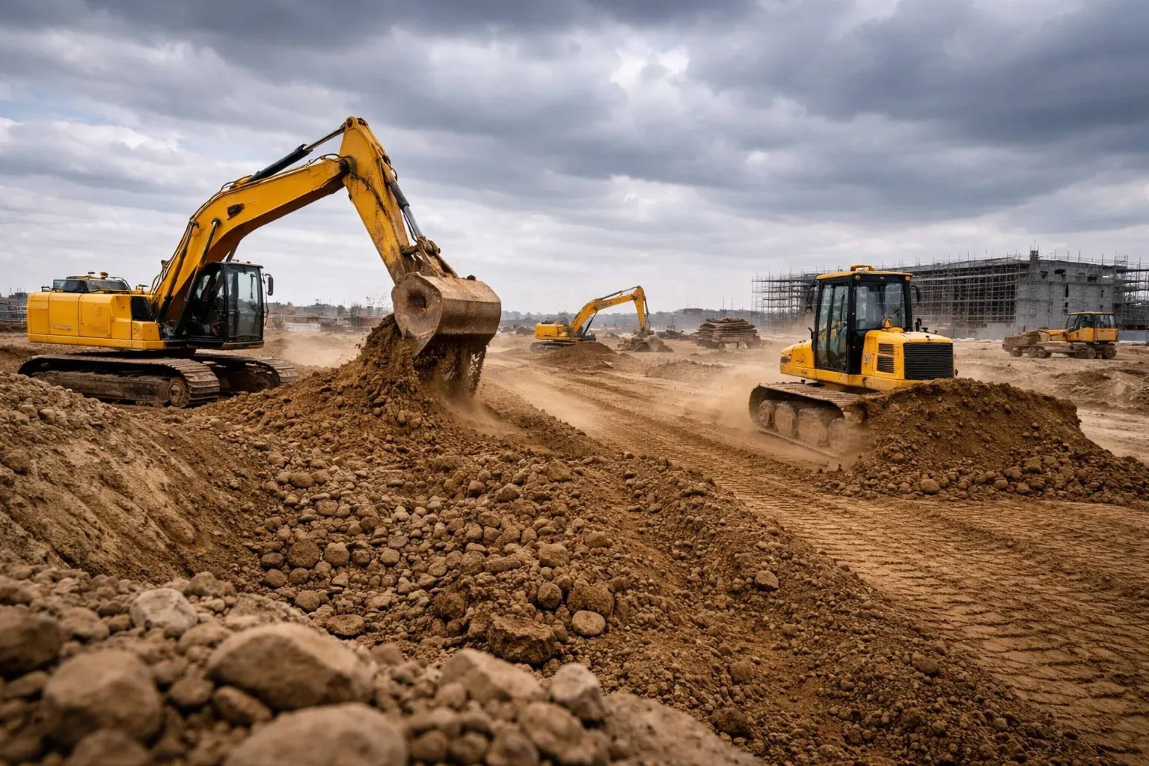 Terrassement chantier
