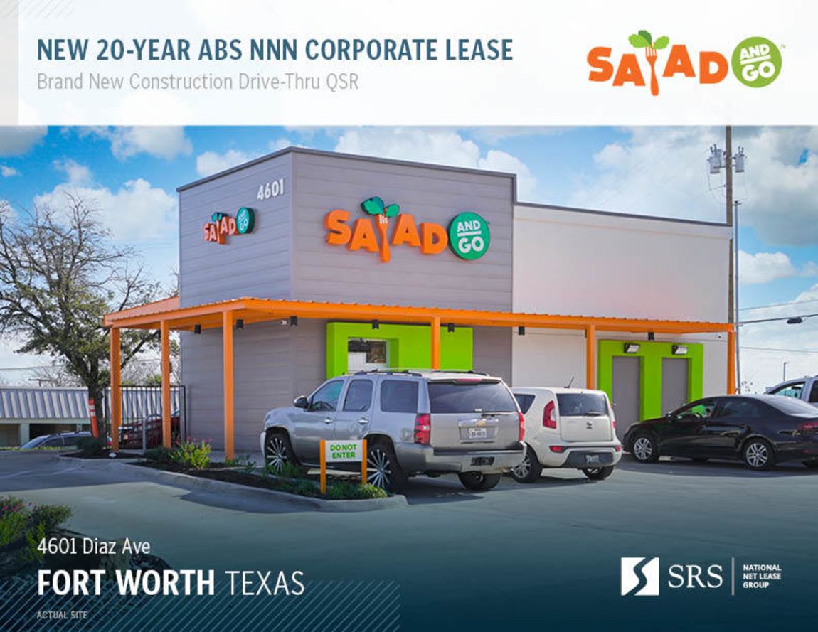 Fort Worth, TX Salad & Go Retail investment sale in Fort Worth
