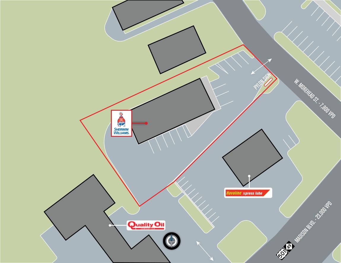 Roxboro, NC Sherwin Williams Retail for sale in Roxboro, North