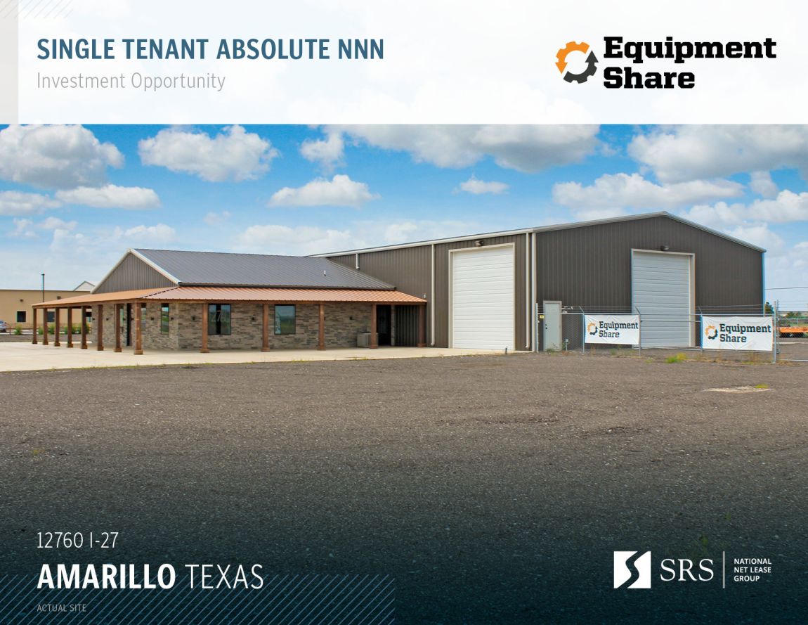 Amarillo, TX EquipmentShare Retail investment sale in Amarillo, Texas SRS