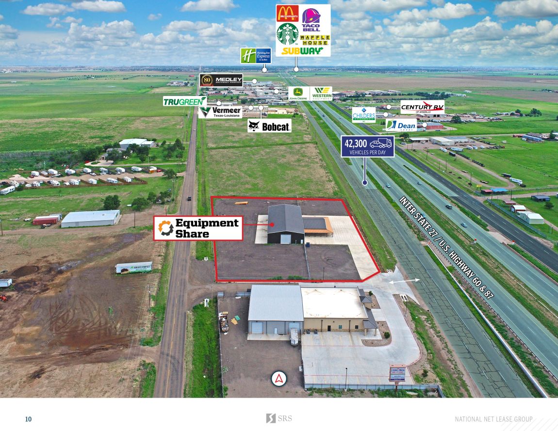 Amarillo, TX EquipmentShare Retail investment sale in Amarillo, Texas SRS