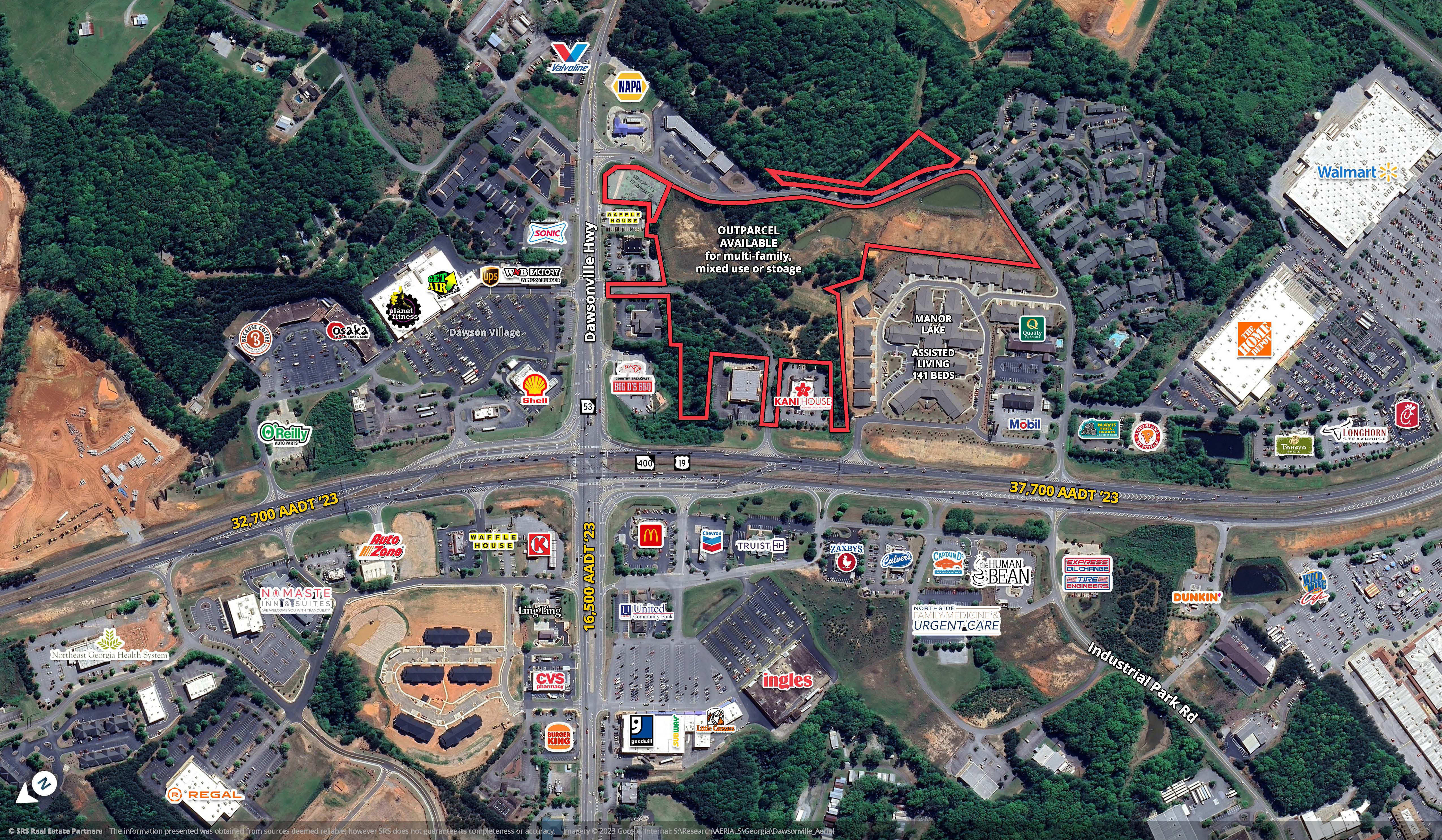 Dawsonville Land - Aerial