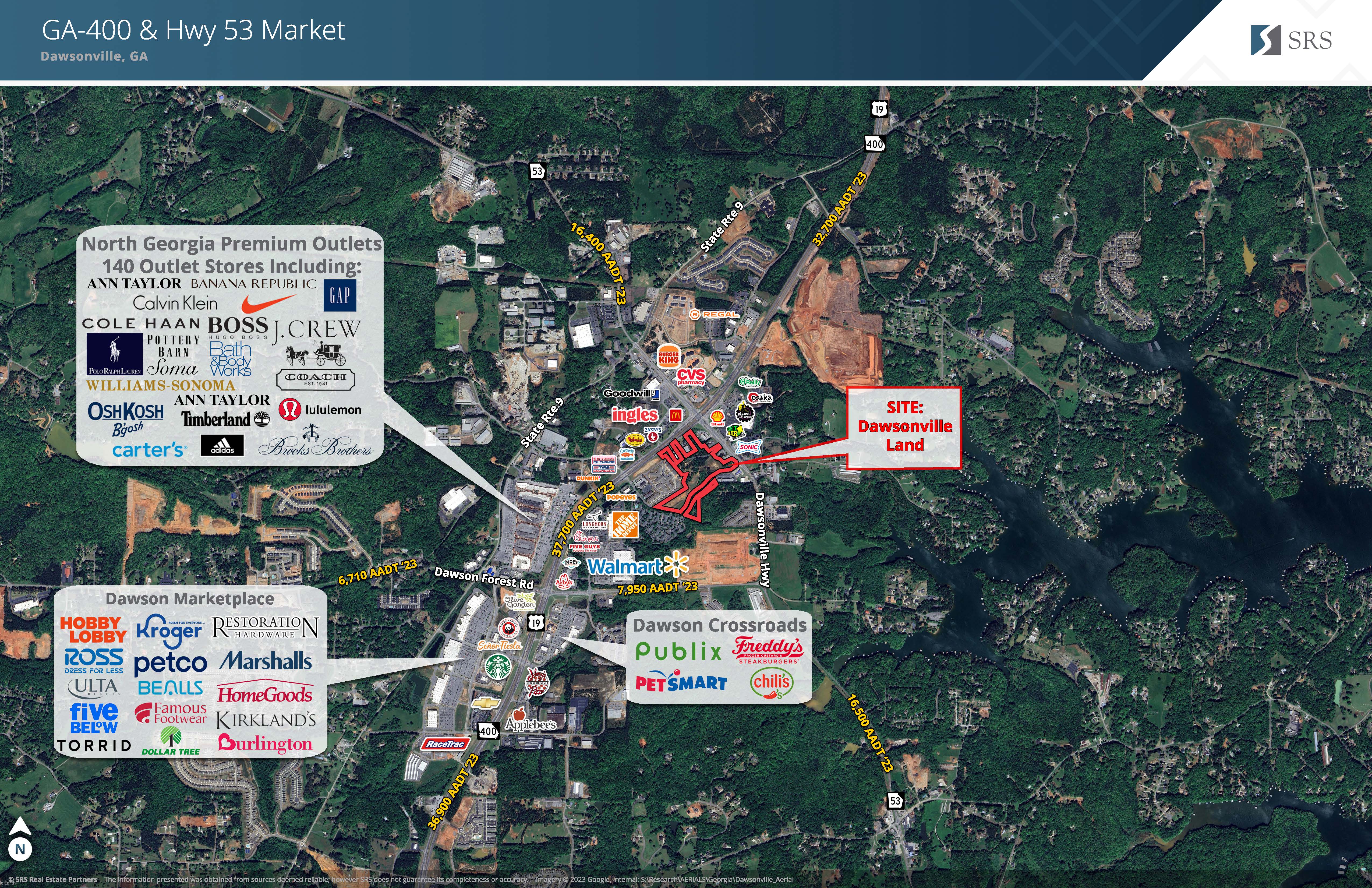 Dawsonville Land - Market Aerial