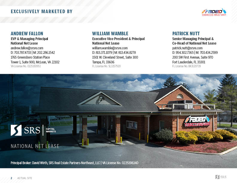 Harrisonburg, VA - Faded Tobacco & Vape | Retail investment sale in  Harrisonburg, Virginia