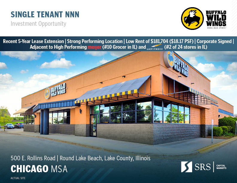 Round Lake Beach, IL - Buffalo Wild Wings | Retail investment sale in