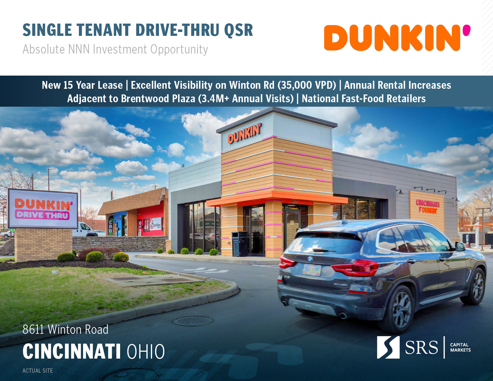Cincinnati, OH - Dunkin' (Winton Rd) | Retail investment sale in ...