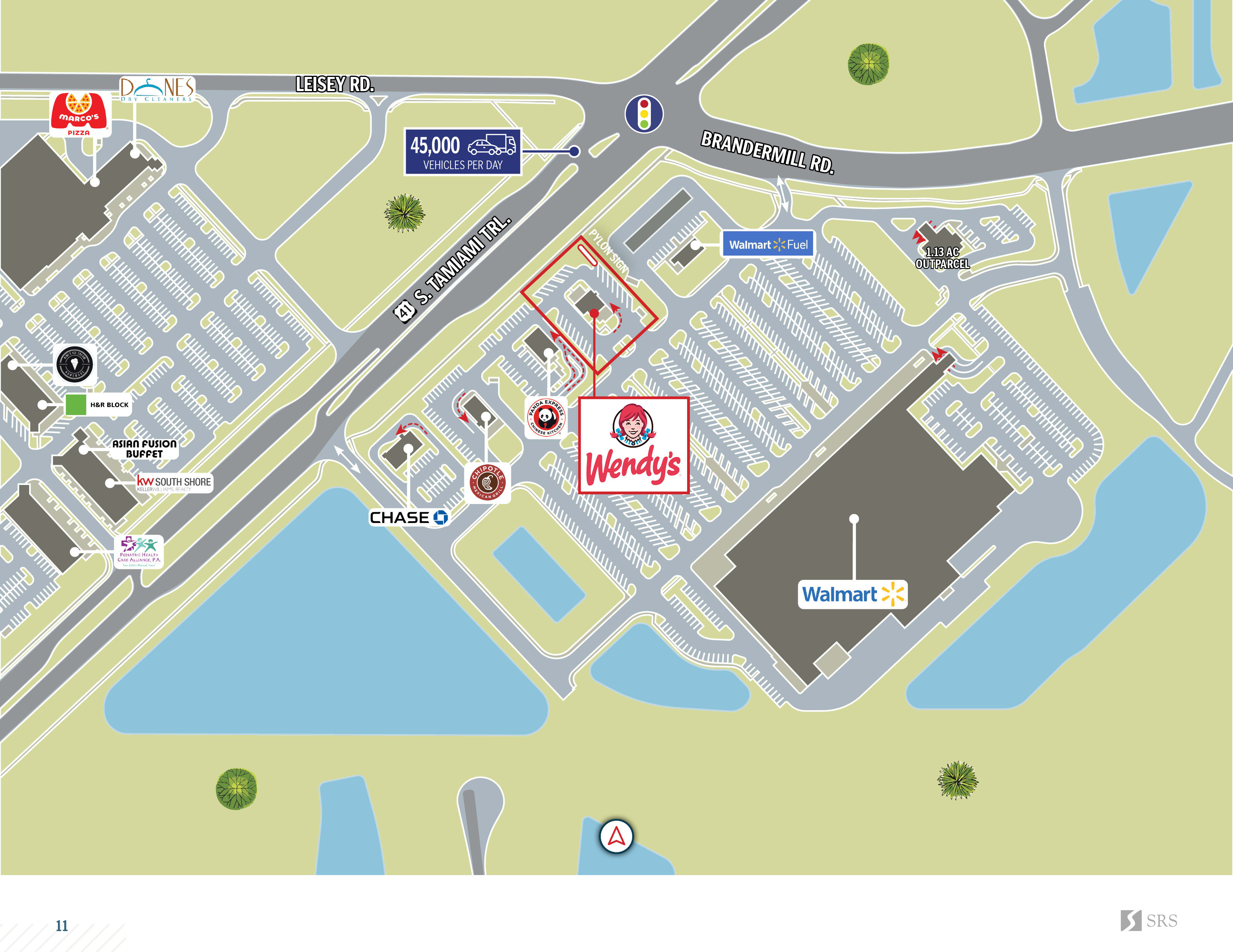 Apollo Beach, FL - Wendy's | Retail investment sale in Apollo Beach, Florida  - SRS, image size:3300x2550