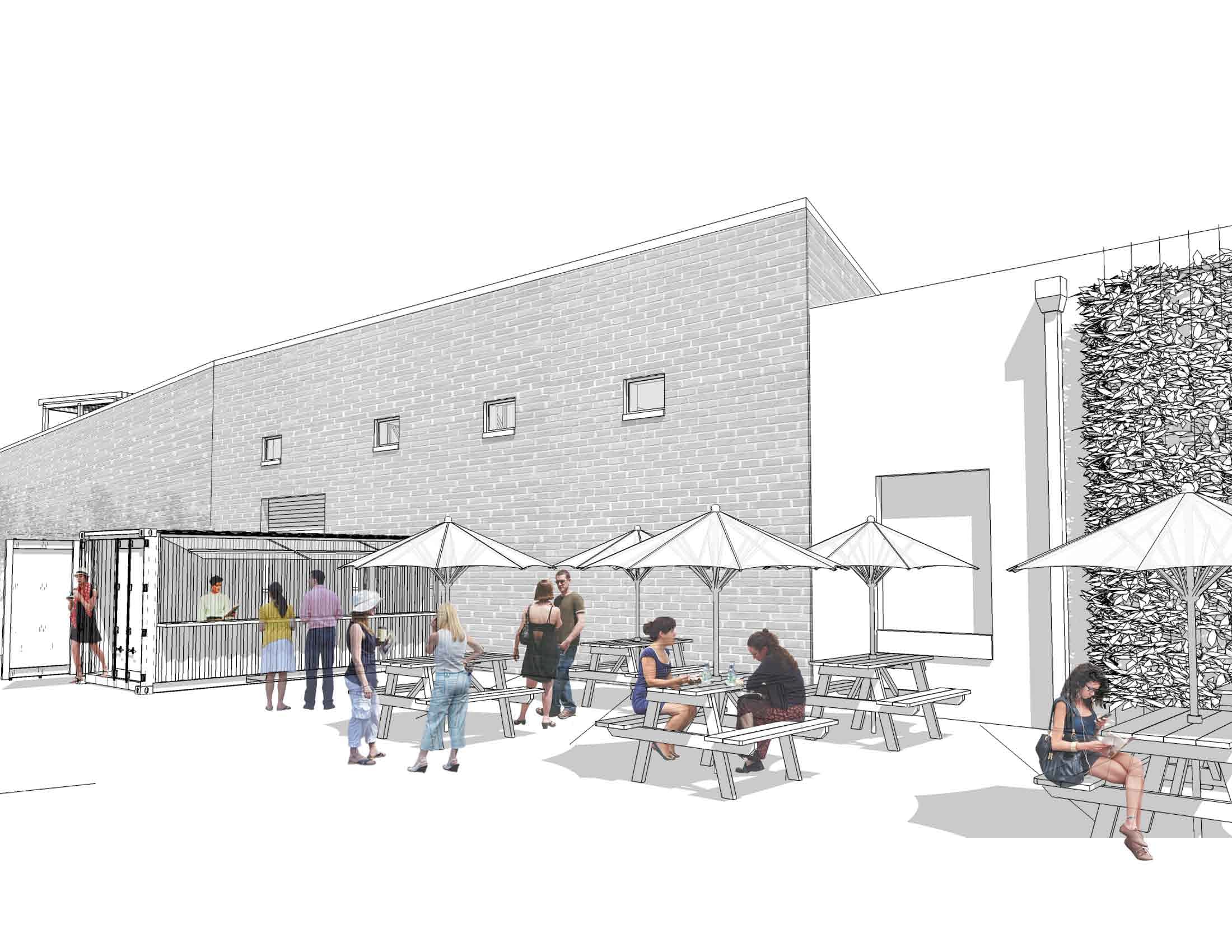 Tillman Building | Food Perspective for 2nd Ave N  | Conceptual Art