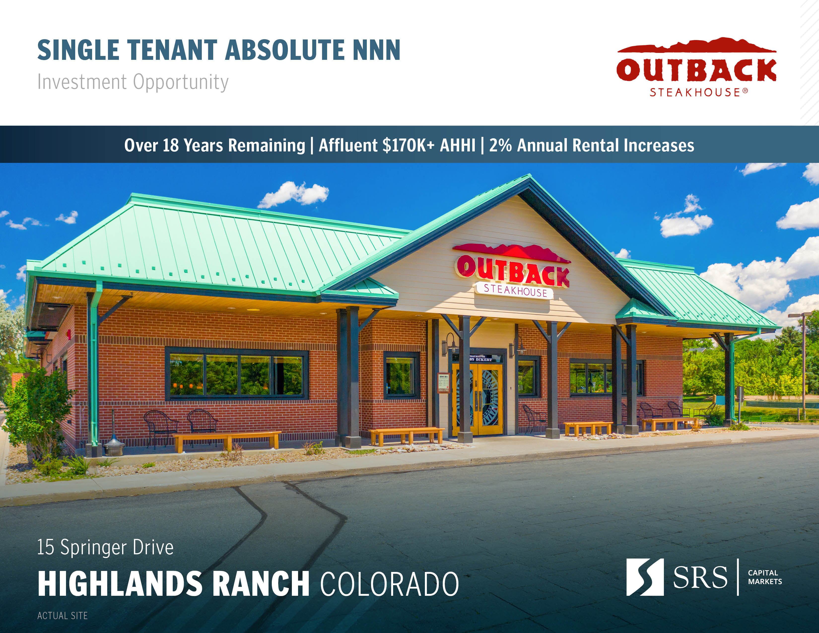 Highlands Ranch, CO - Outback Steakhouse | Retail investment sale in ...