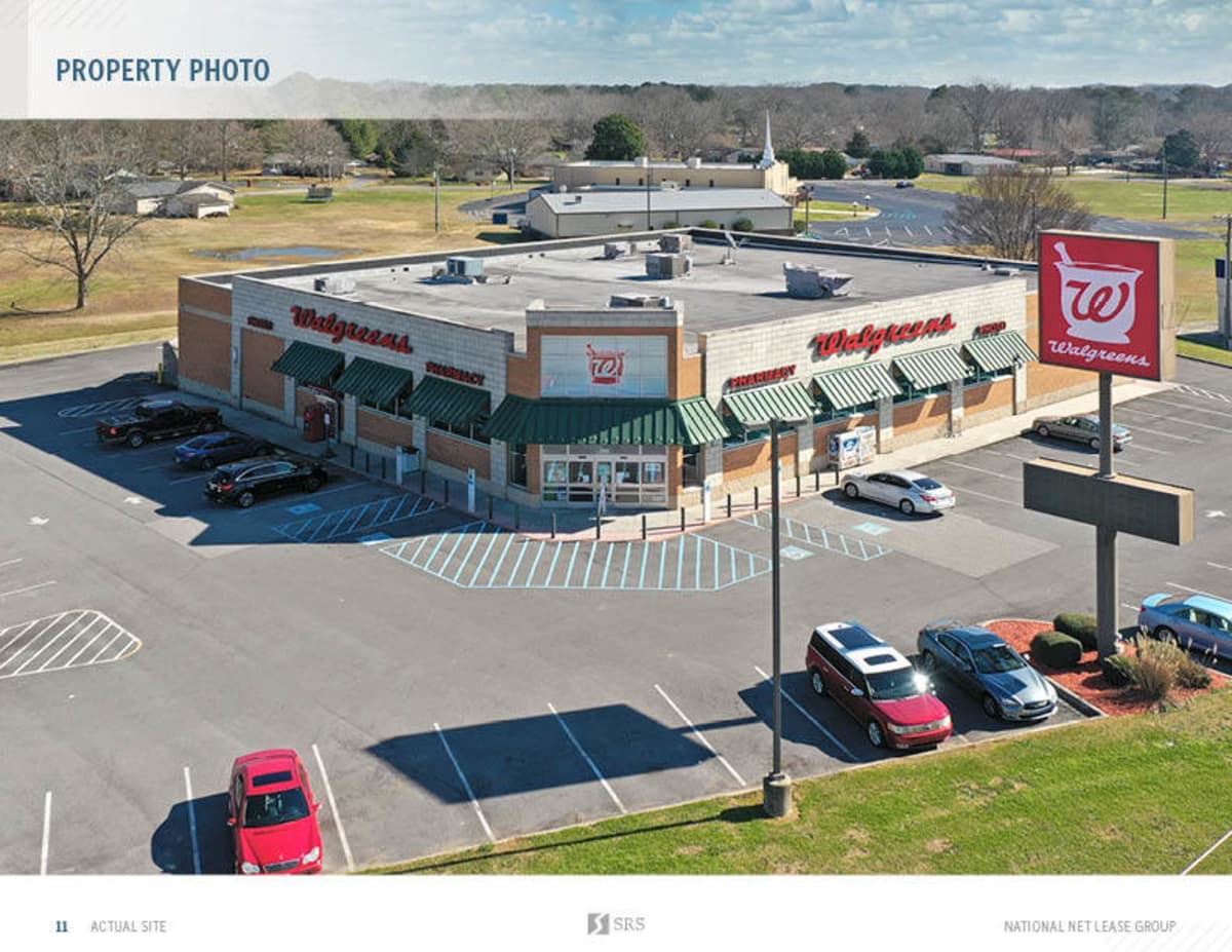 Boaz, AL Walgreens Retail investment sale in Boaz, Alabama SRS