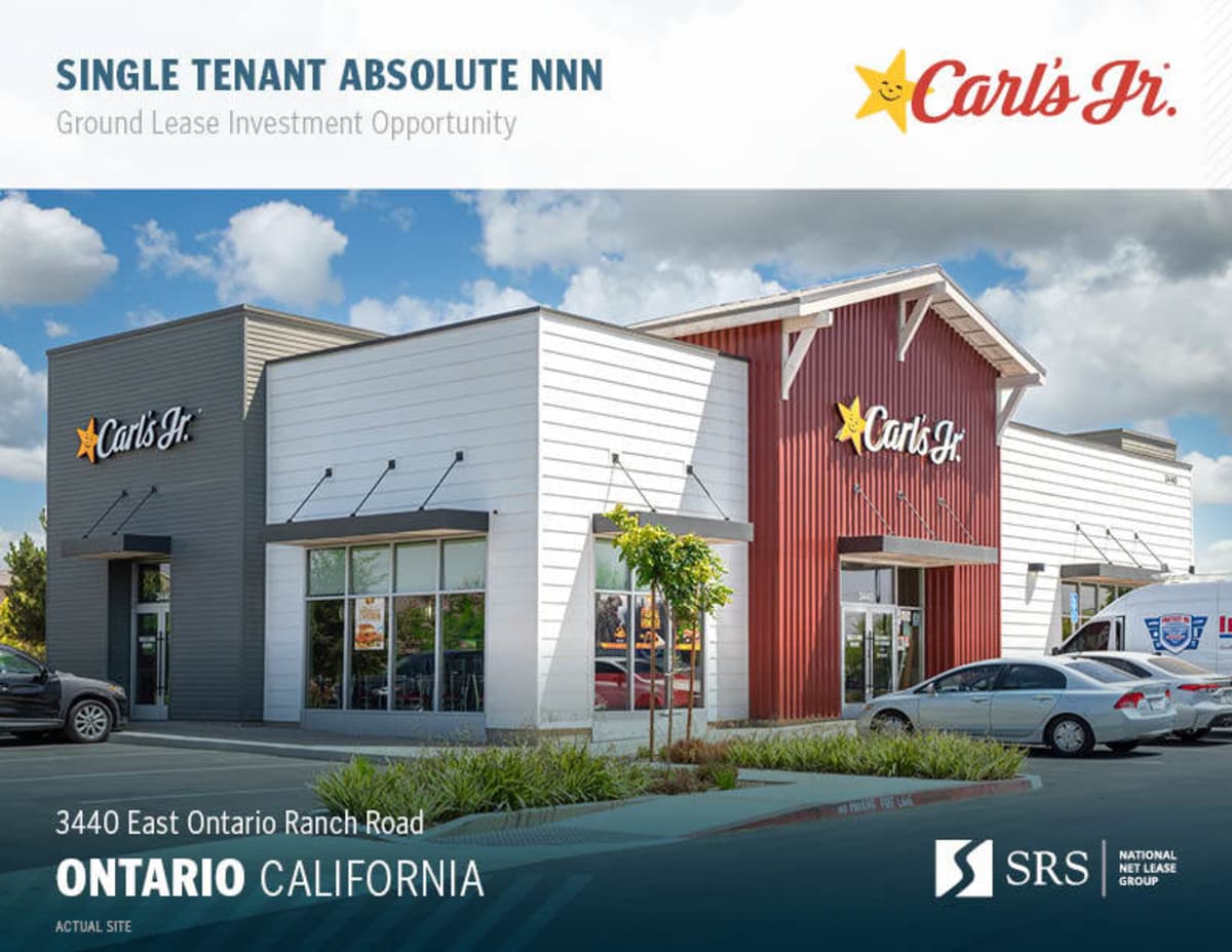 Ontario, CA Carl's Jr. Retail investment sale in Ontario