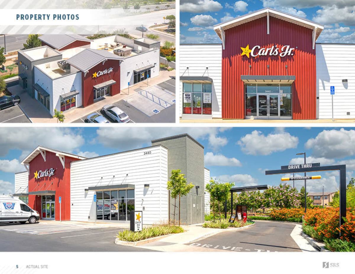 Ontario, CA Carl's Jr. Retail investment sale in Ontario