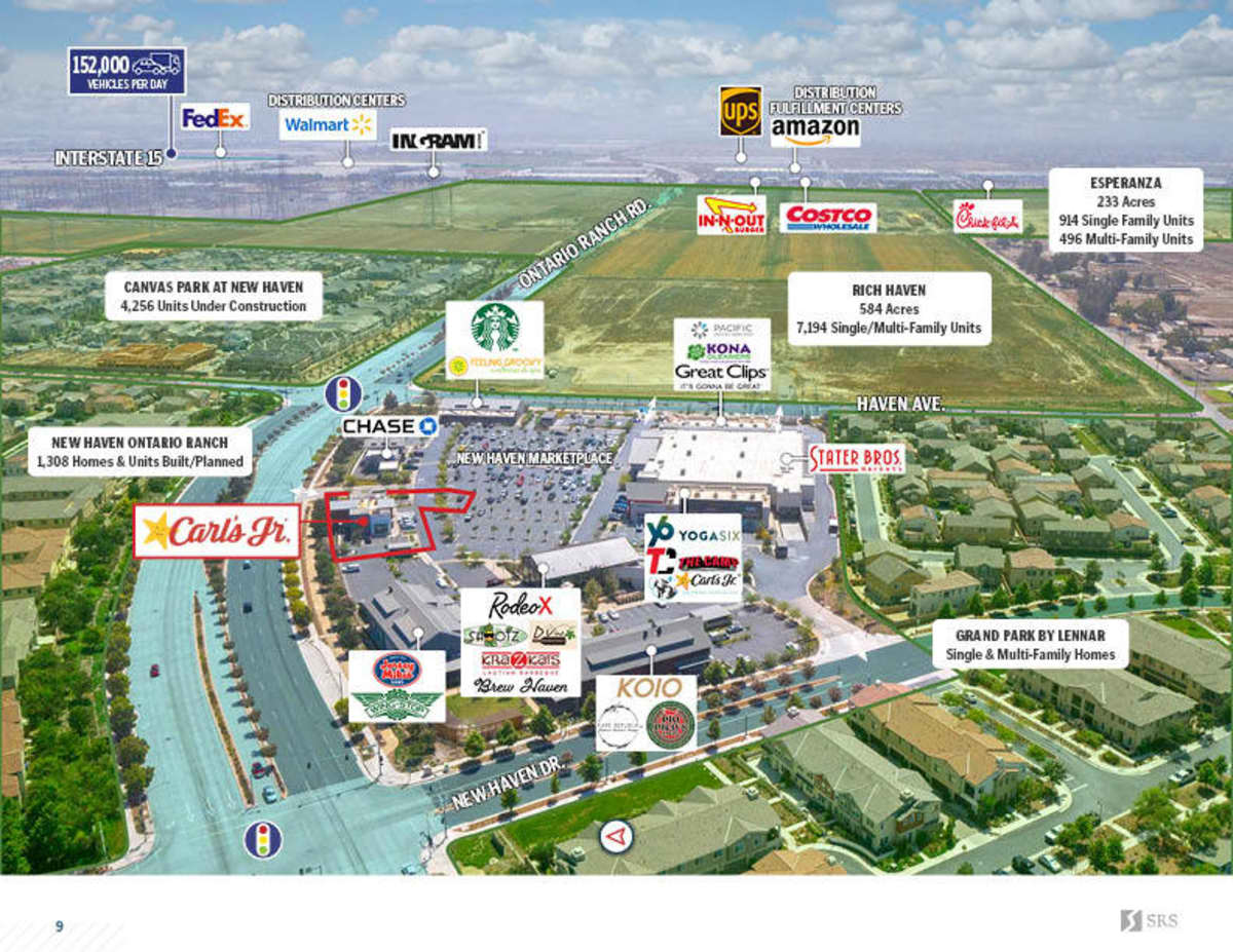 Ontario, CA Carl's Jr. Retail investment sale in Ontario