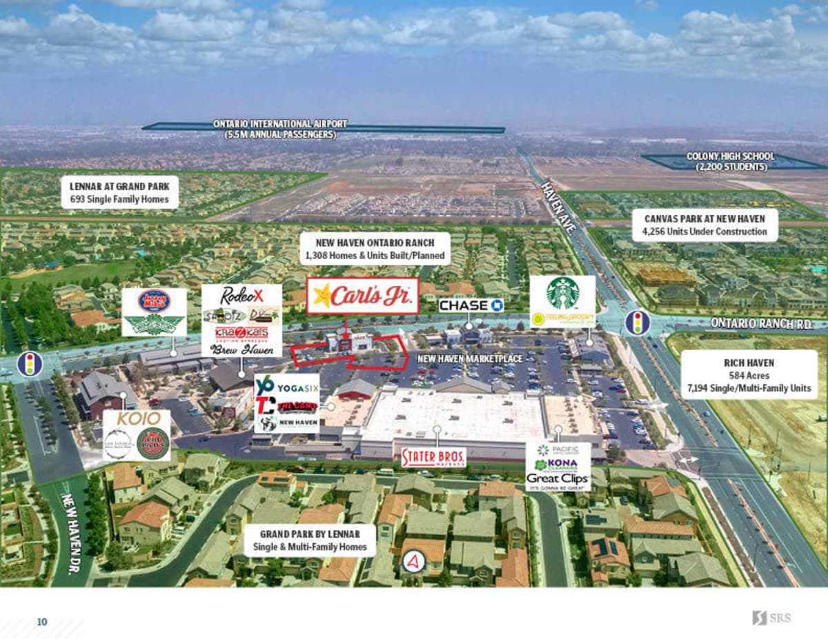 Ontario, CA Carl's Jr. Retail investment sale in Ontario