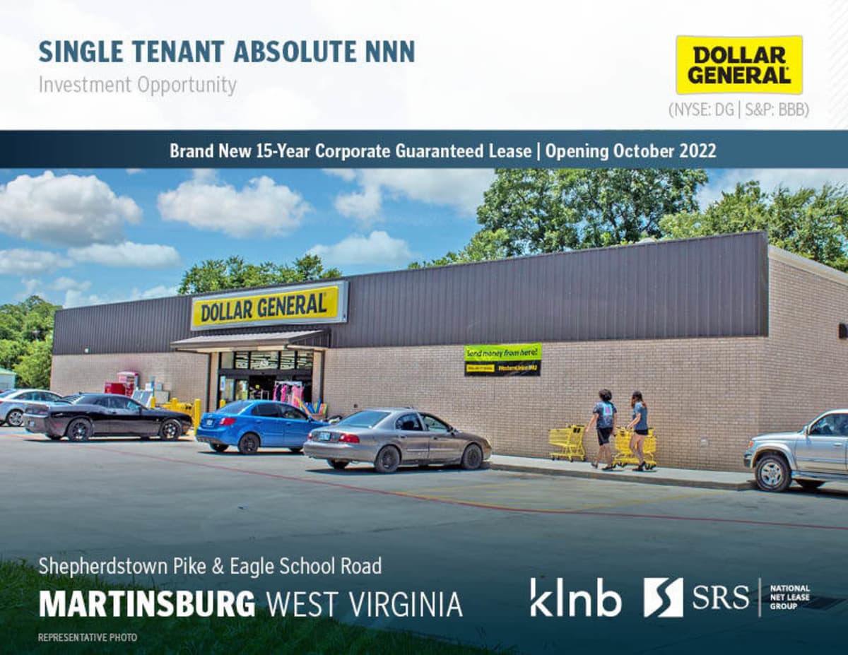 Martinsburg, WV Dollar General Retail investment sale in