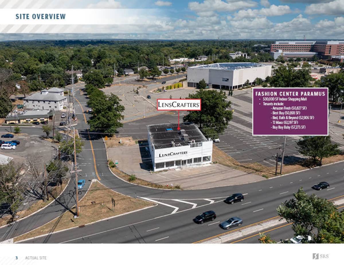 Paramus, NJ Lenscrafters Retail investment sale in Paramus, New