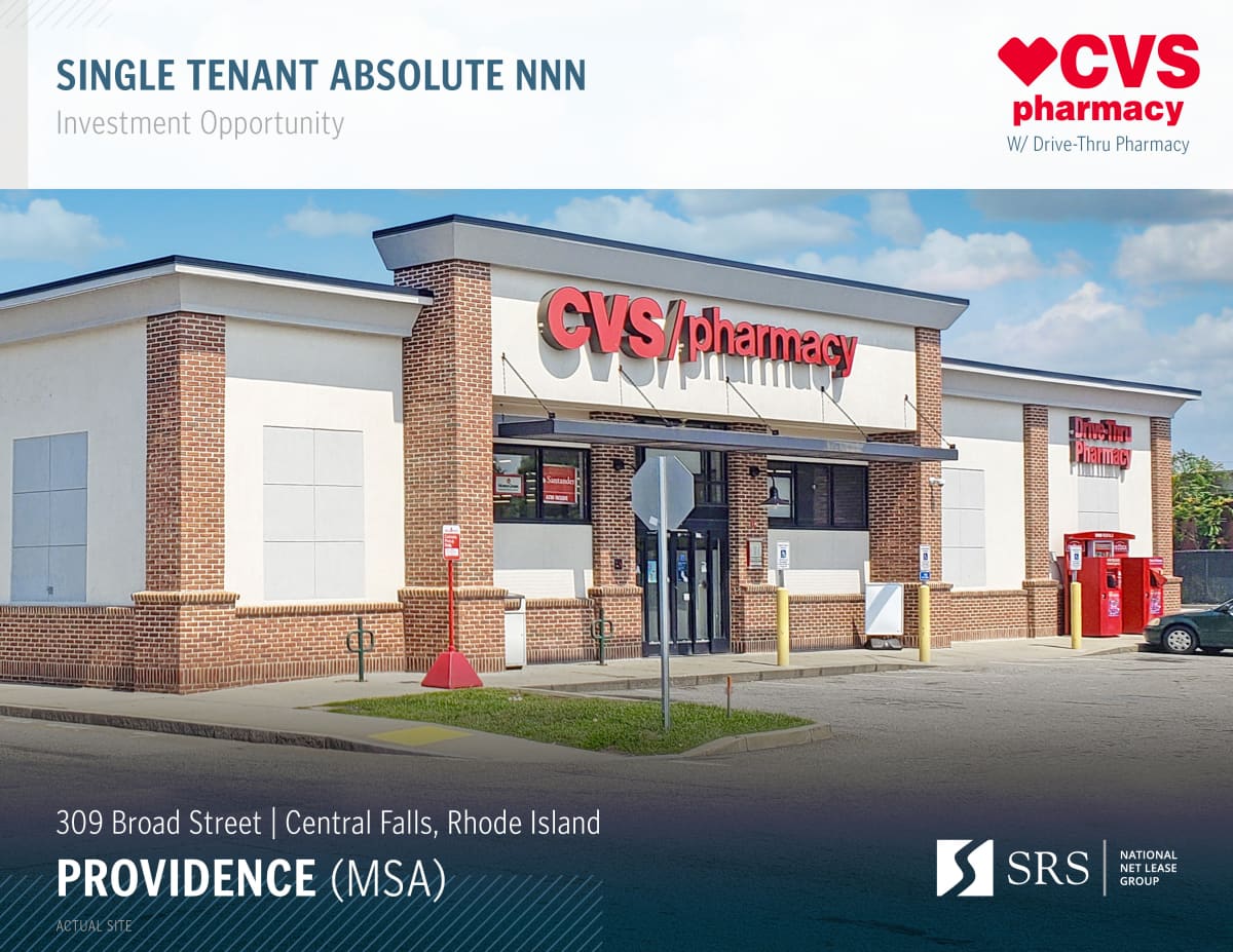 Central Falls, RI CVS (Providence MSA) Retail investment sale in