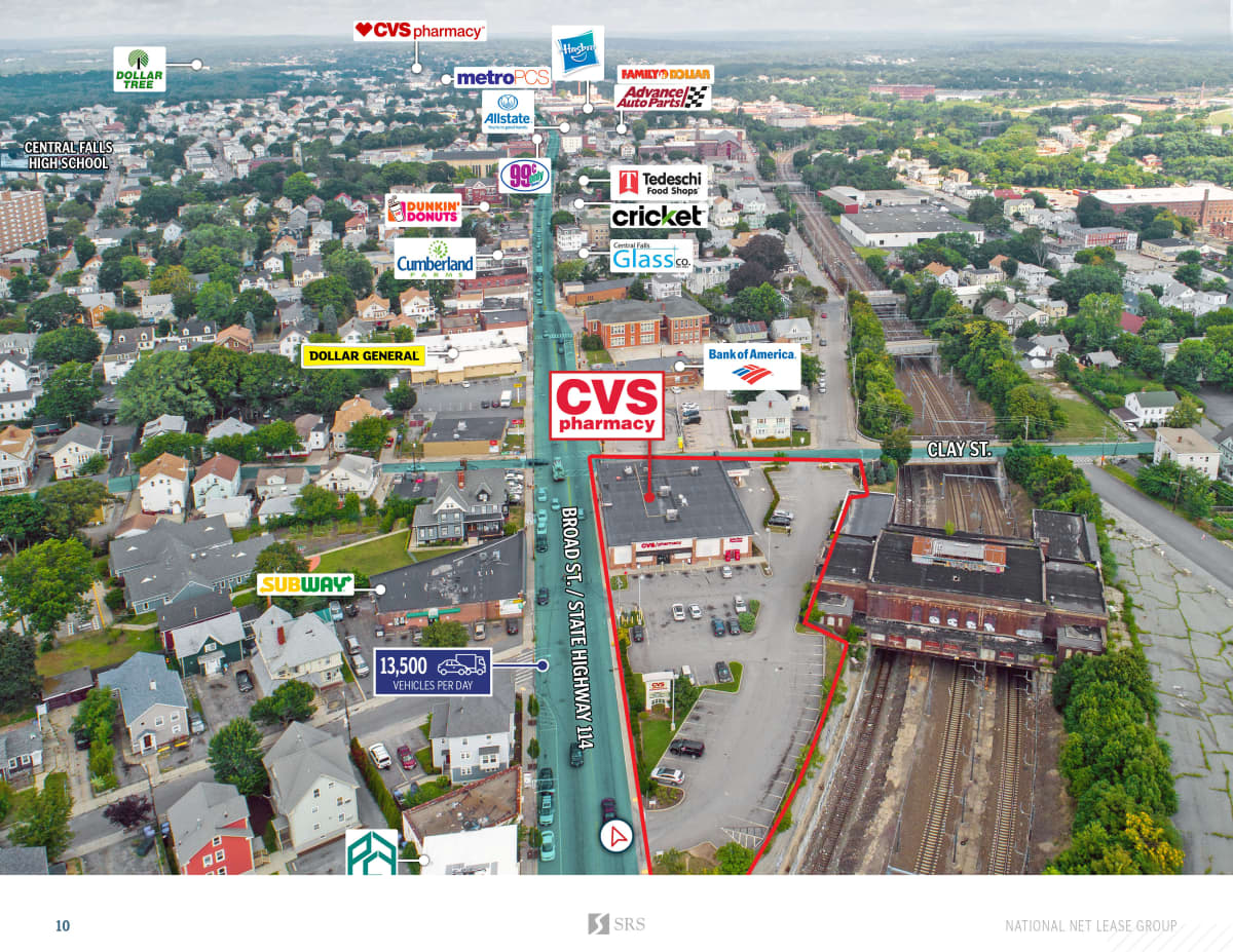 Central Falls, RI CVS (Providence MSA) Retail investment sale in