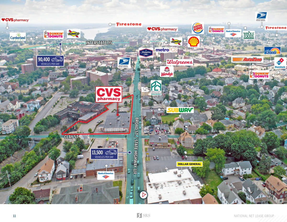 Central Falls, RI CVS (Providence MSA) Retail investment sale in