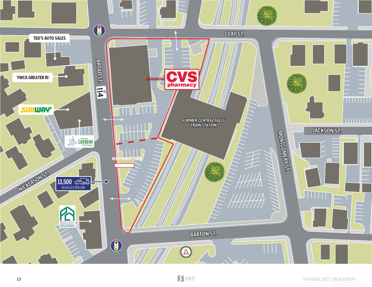 Central Falls, RI CVS (Providence MSA) Retail investment sale in