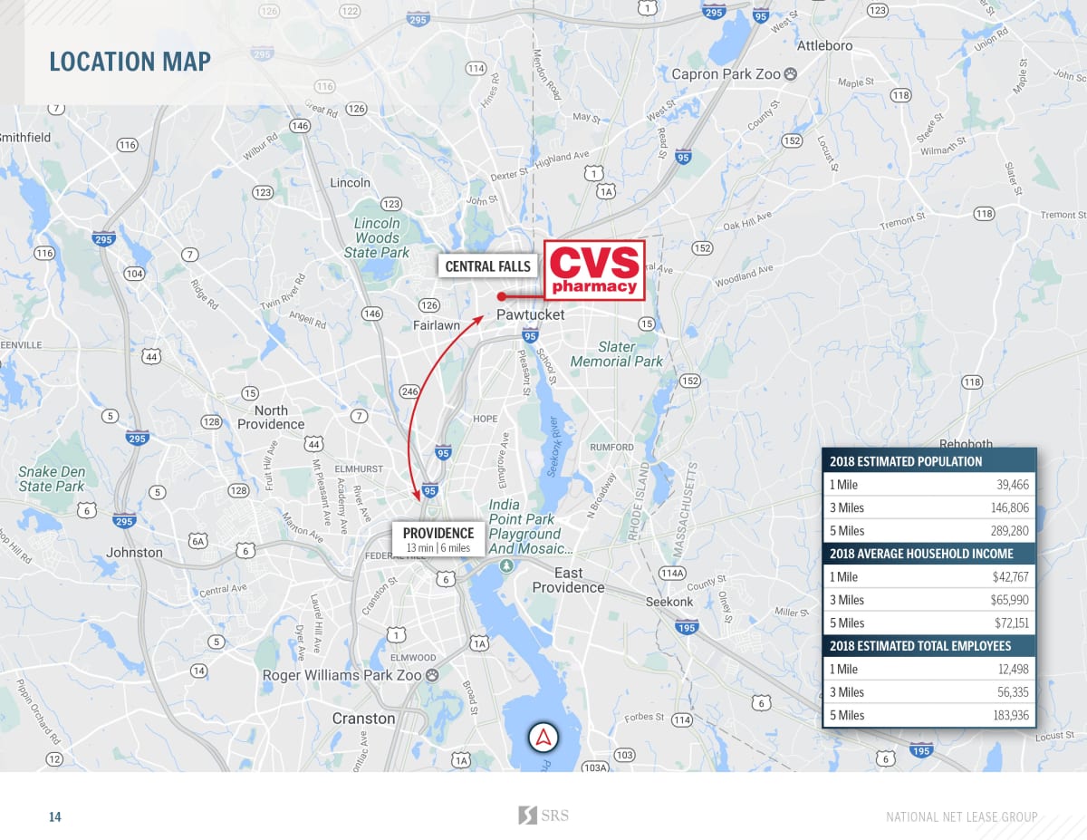 Central Falls, RI CVS (Providence MSA) Retail investment sale in