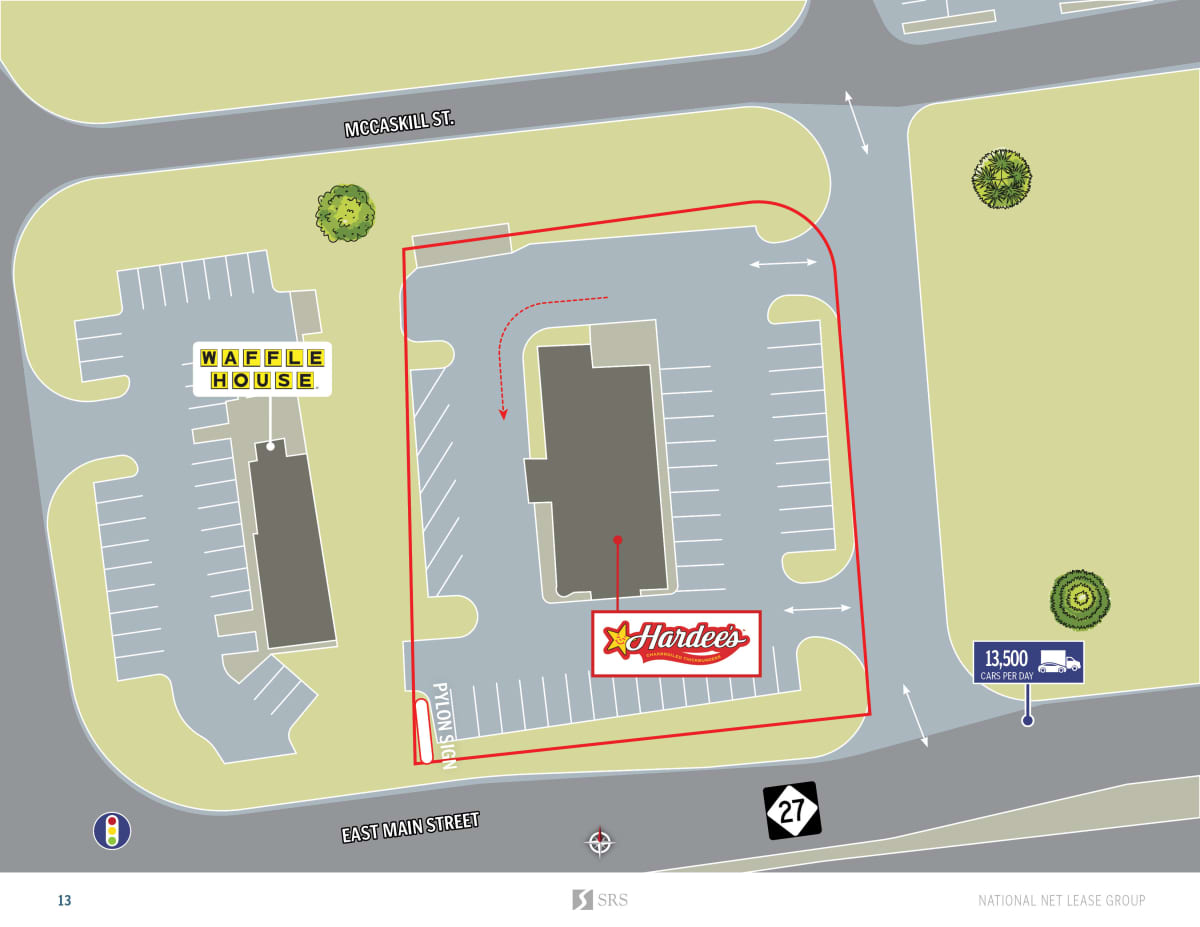 Biscoe, NC Hardee's Retail investment sale in Biscoe, North