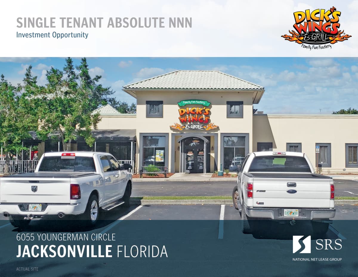 Jacksonville, FL Dick's Wings Retail investment sale in