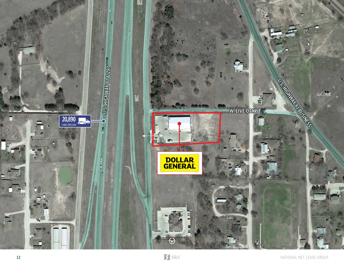Alvord, TX Dollar General Retail for sale in Alvord, Texas SRS