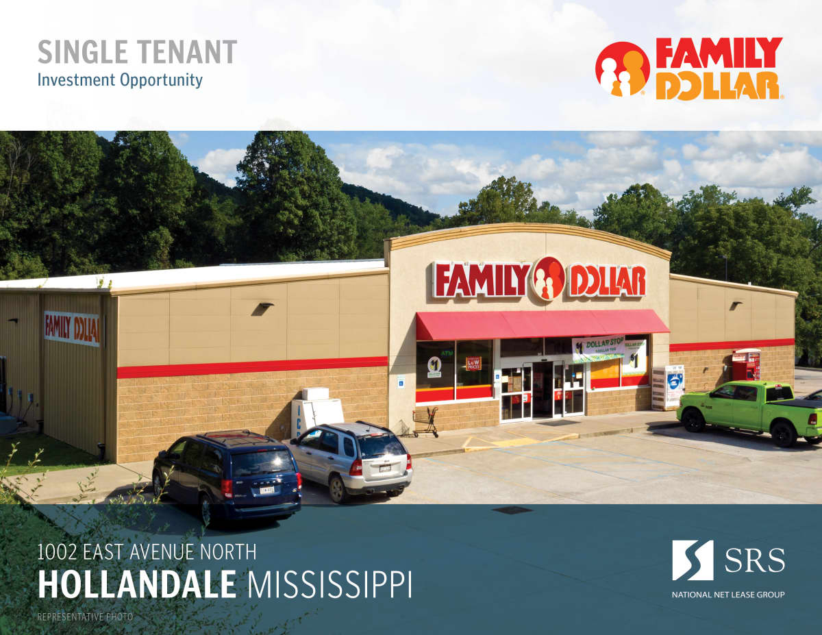 Hollandale, MS Family Dollar Retail investment sale in Hollandale