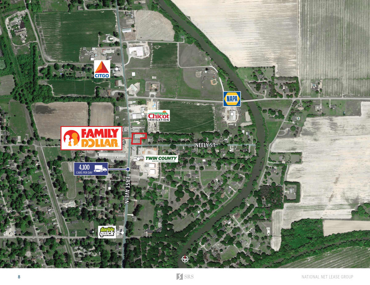Hollandale, MS Family Dollar Retail investment sale in Hollandale