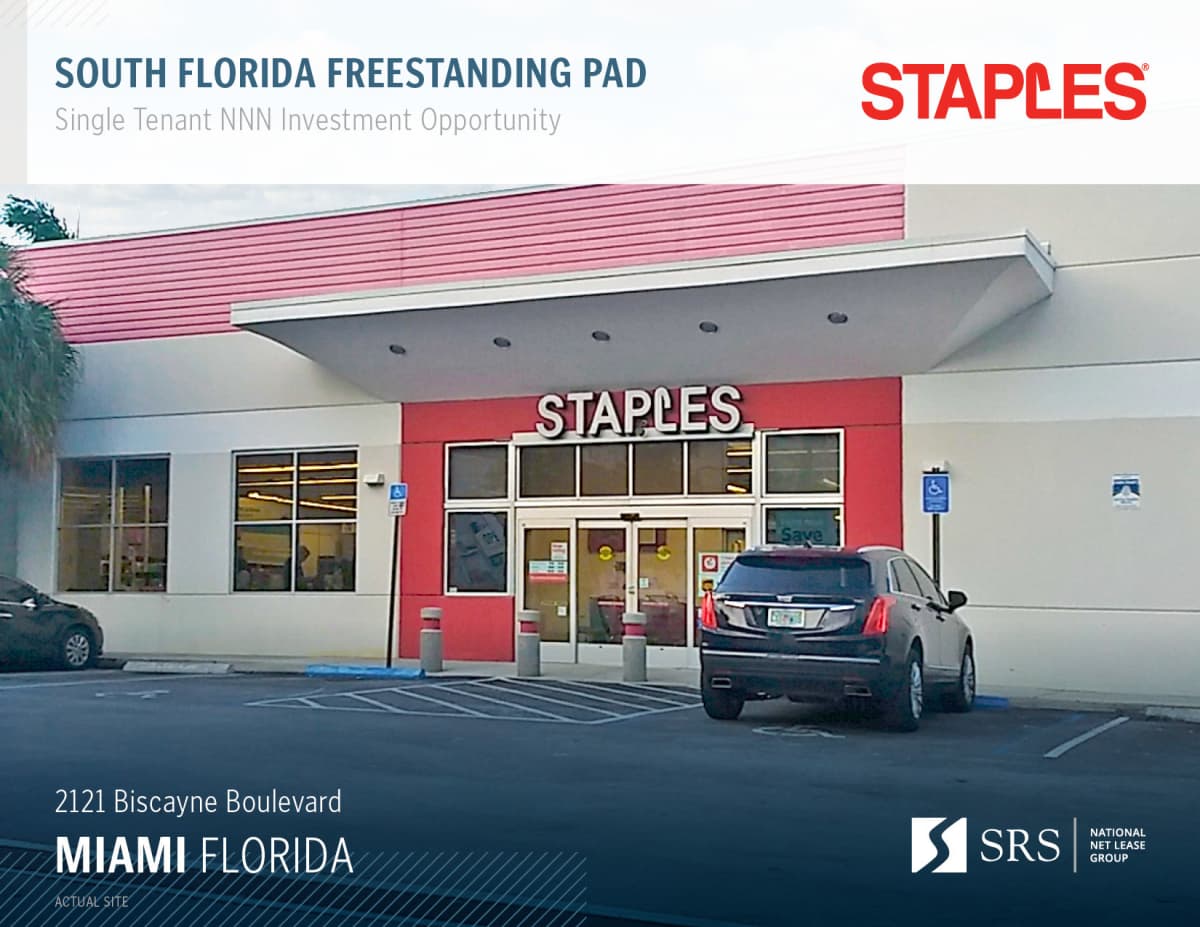 Miami FL Staples Retail investment sale in Miami, Florida SRS