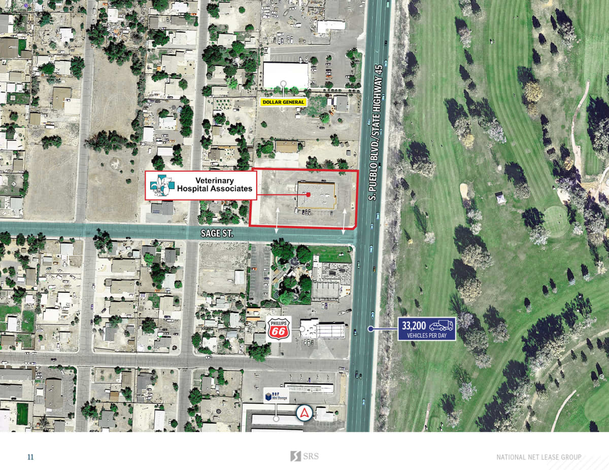 Pueblo CO VetCor Veterinary Hospital Associates Retail investment sale in Pueblo, Colorado SRS