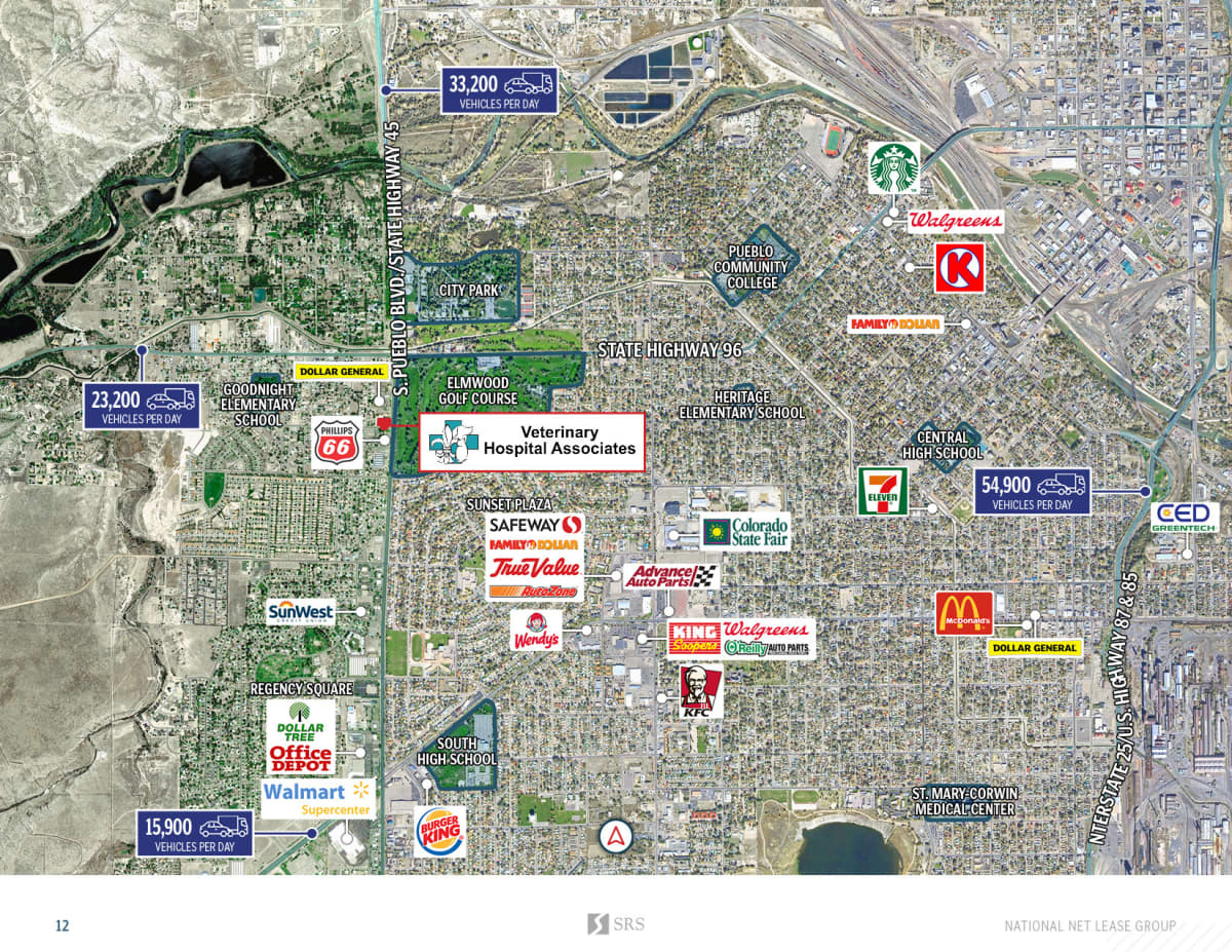 Pueblo CO VetCor Veterinary Hospital Associates Retail investment sale in Pueblo, Colorado SRS