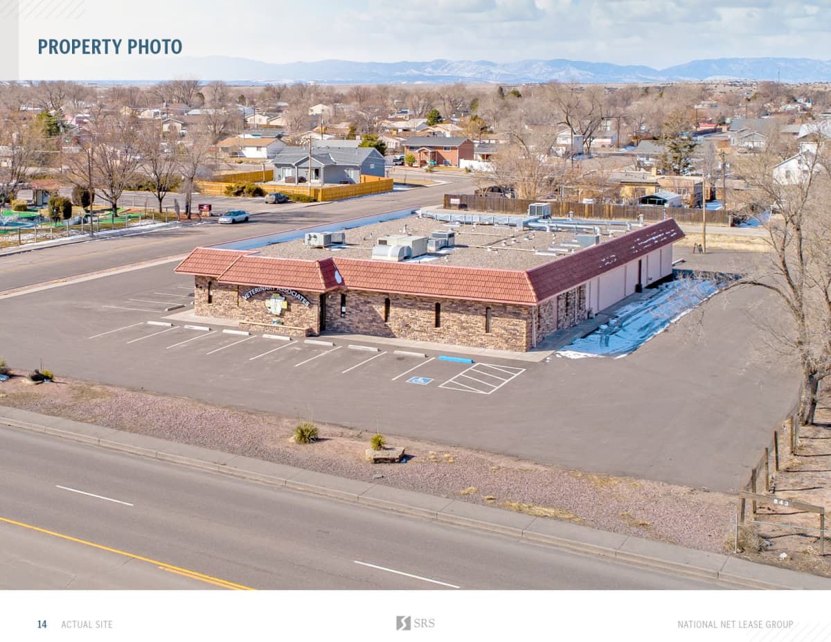 Pueblo CO VetCor Veterinary Hospital Associates Retail investment sale in Pueblo, Colorado SRS