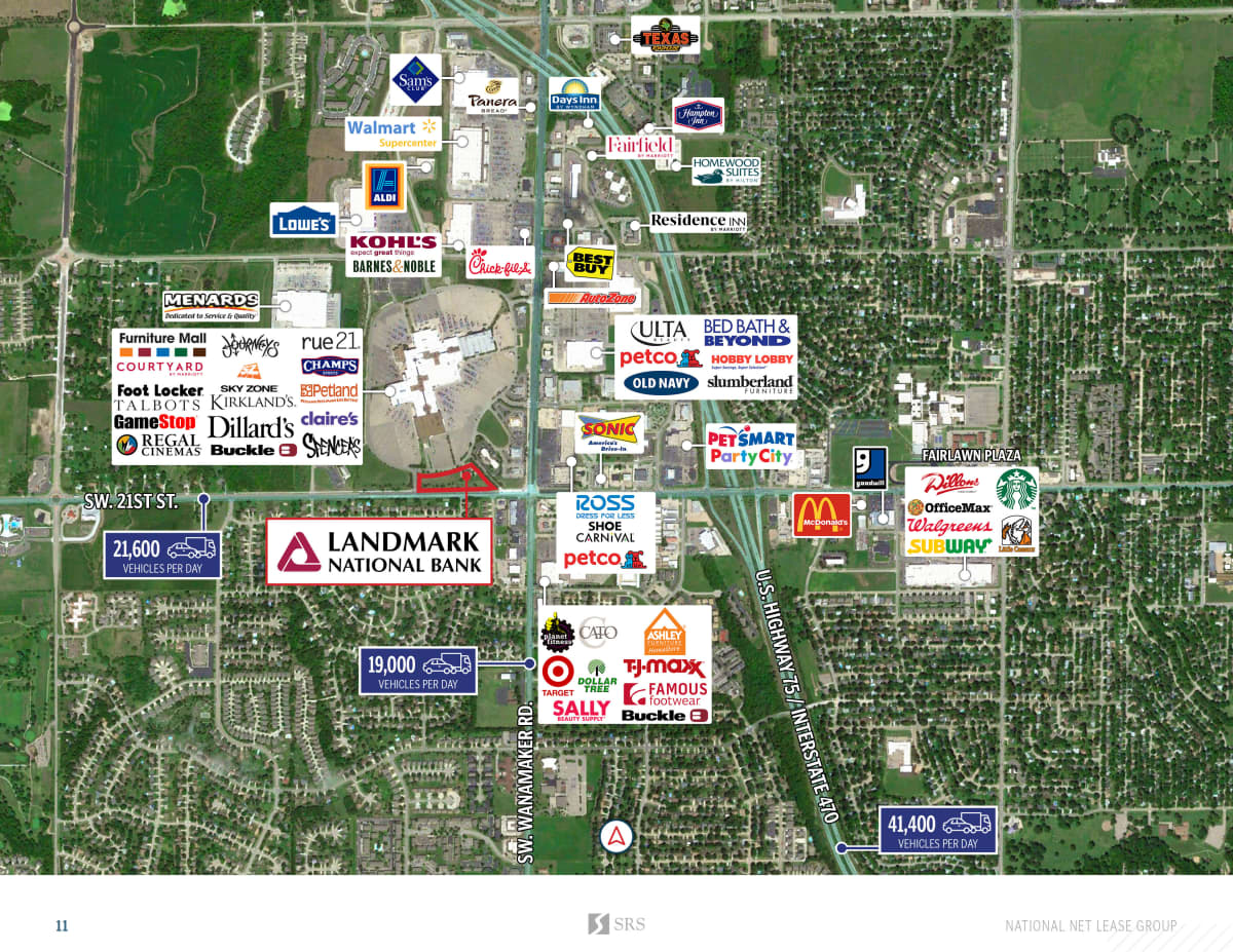 Topeka, KS Landmark National Bank Retail investment sale in Topeka