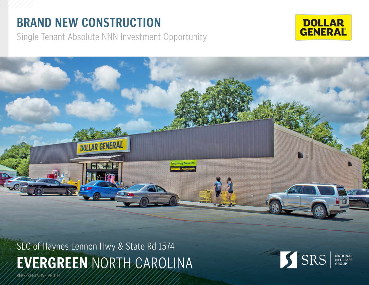 Evergreen, NC Dollar General Retail investment sale in Evergreen