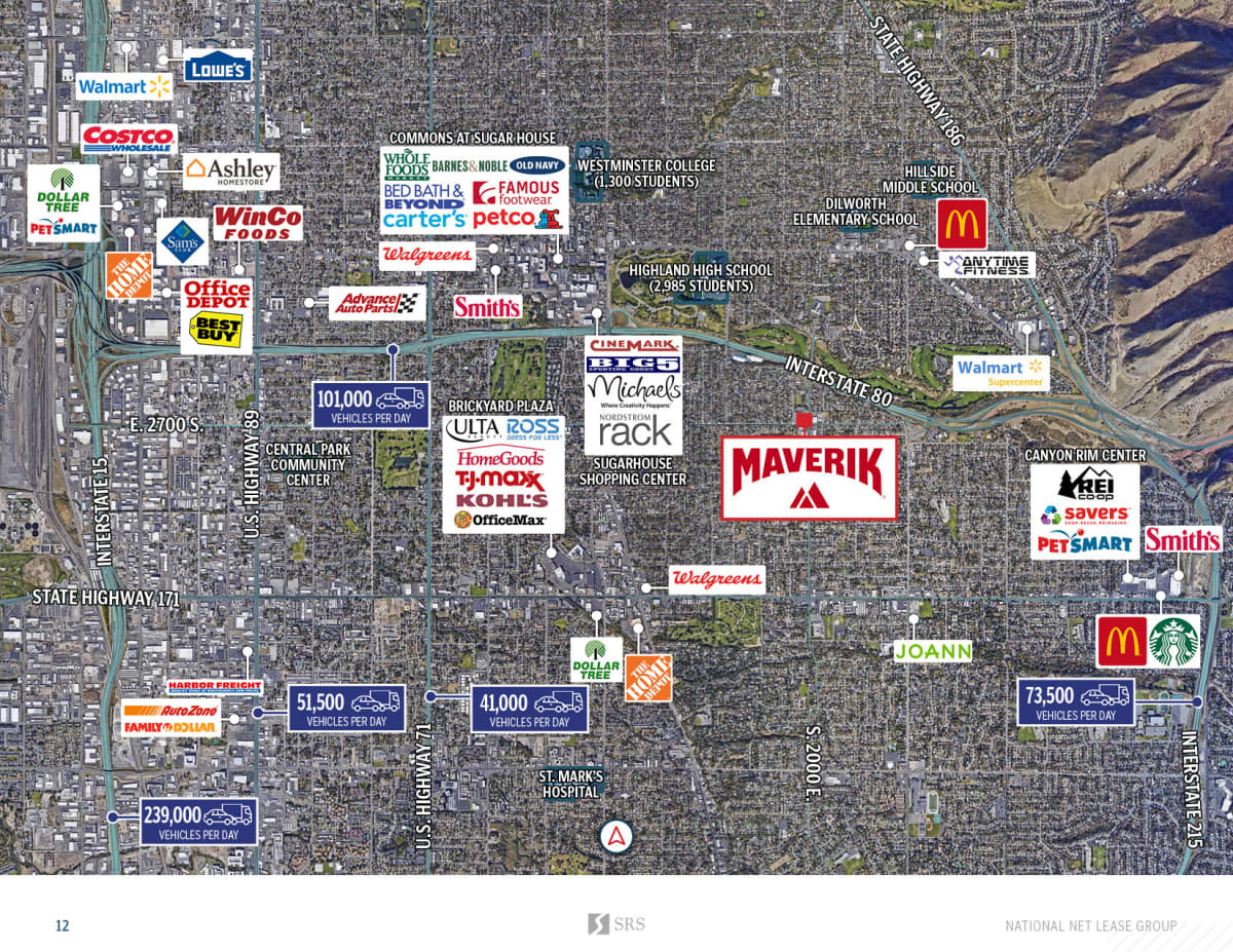 Salt Lake City UT Maverik Convenience Store & Gas Station Retail