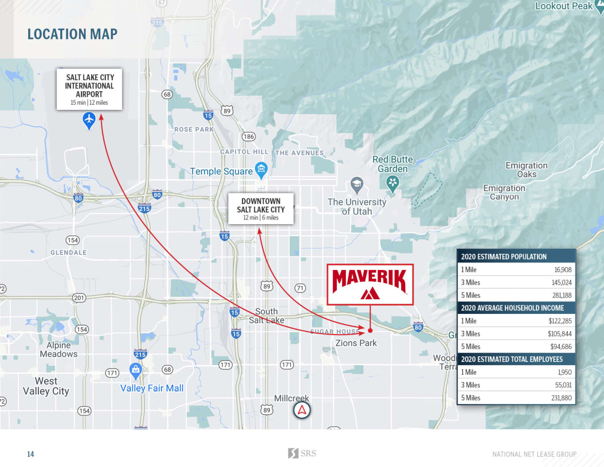 Salt Lake City UT Maverik Convenience Store & Gas Station Retail