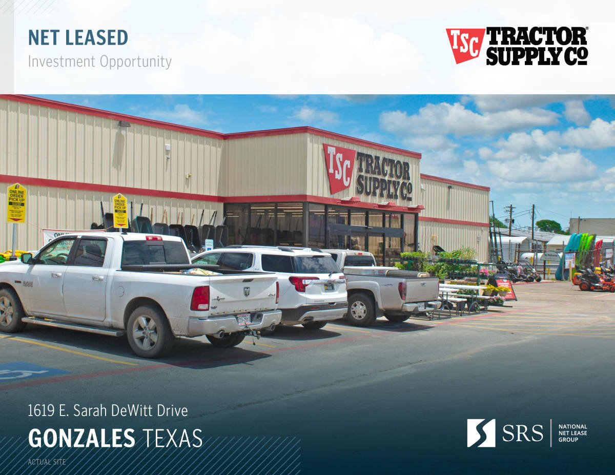 Gonzales, TX Tractor Supply Retail investment sale in Gonzales