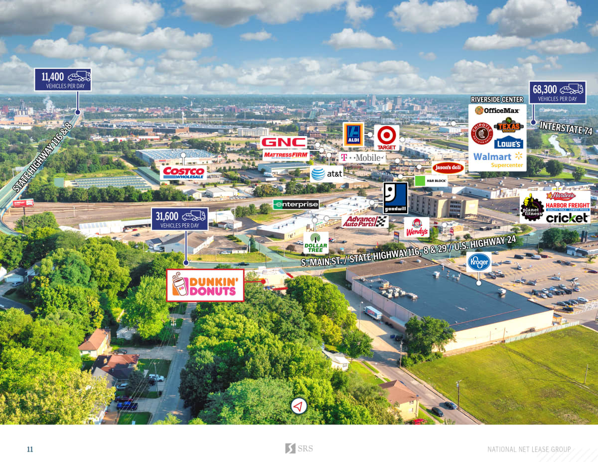 East Peoria, IL Dunkin' Retail investment sale in East Peoria