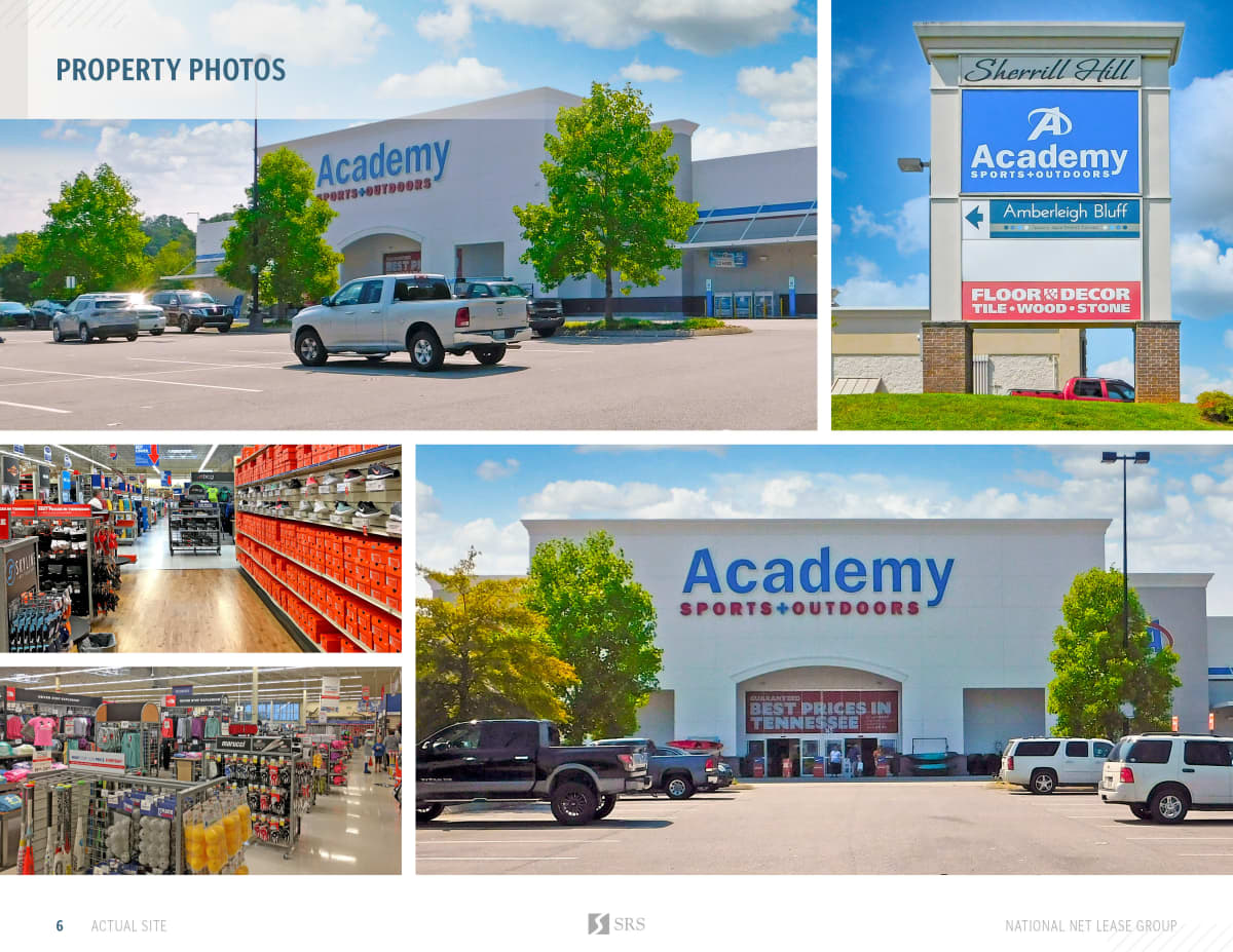 Knoxville, TN Academy Sports Retail investment sale in Knoxville