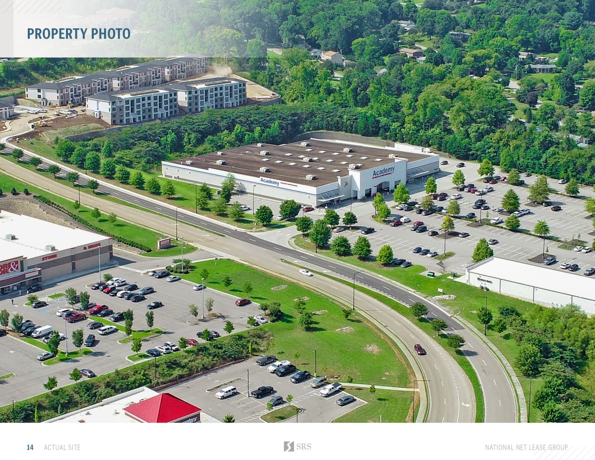 Knoxville, TN Academy Sports Retail investment sale in Knoxville
